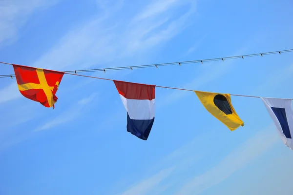 Colorful signal flags — Stock Photo, Image