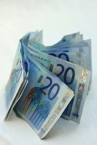 20 banconote in euro — Foto Stock