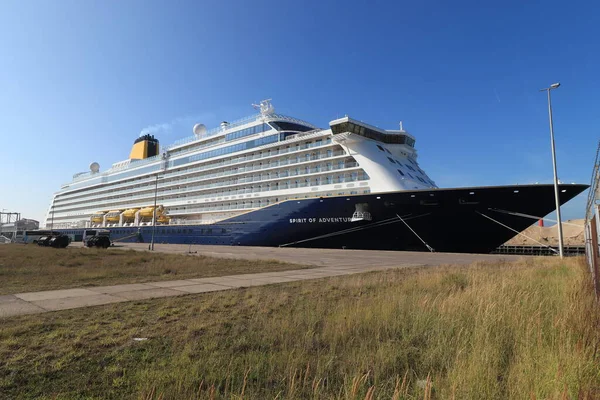 Ijmuiden Nizozemsko Října 2021 Spirit Adventure Saga Cruises Kotvící Felison — Stock fotografie