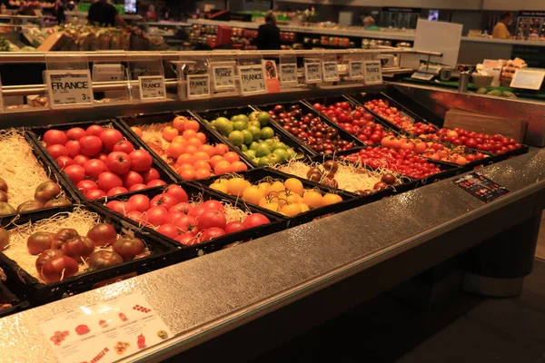 Moulins France Septembre 2021 Supermarché Intérieur Dans Supermarché Français Leclerc — Photo