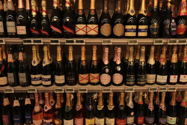 Bourbon Lancy Francie Září 2021 Šampaňské Šumivá Vína Metody Traditionelle — Stock fotografie