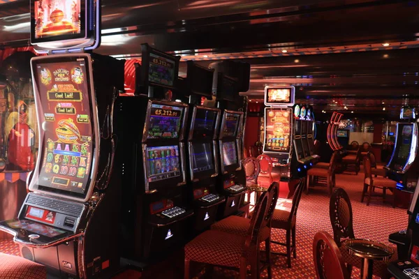 Barcelona Spanje September 2019 Costa Magica Casino Interieur — Stockfoto