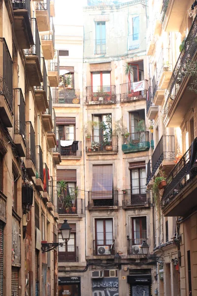 Barcelona Spanyolország Szeptember 2019 Street Gothic Quarter Barrio Gotico Barcelonában — Stock Fotó