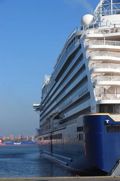 Ijmuiden Nizozemsko Října 2021 Spirit Adventure Saga Cruises Kotvící Felison — Stock fotografie
