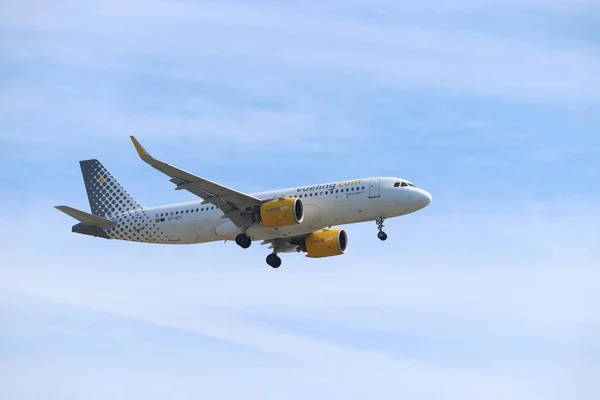 Amsterdam Netherlands April 18Th 2022 Mzt Vueling Airbus A320Neo Final — Foto de Stock