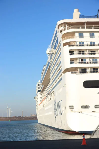 Ijmuiden Netherlands March 4Th 2022 Msc Magnifica Felison Cruise Terminal — Photo