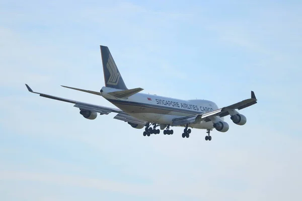 Amsterdam Netherlands April 18Th 2022 Sfi Singapore Airlines Boeing 747 — Stock Photo, Image