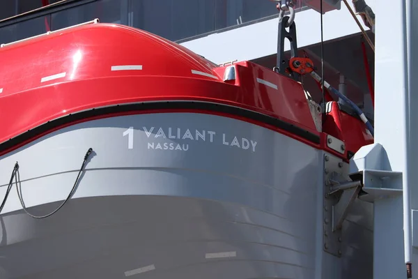 Ijmuiden Netherlands April 20Th 2022 Valiant Lady Cruise Ship Operated — Stock fotografie