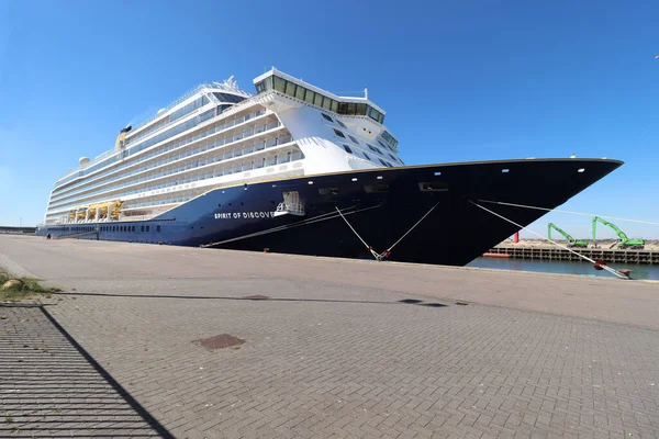 Ijmuiden Holanda Abril 2022 Spirit Discovery Saga Cruises Atracados Felison — Fotografia de Stock