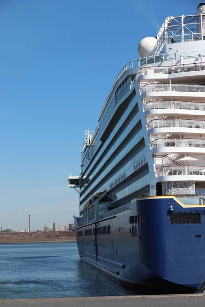 Ijmuiden April 2022 Spirit Discovery Saga Cruises Aangemeerd Bij Felison — Stockfoto