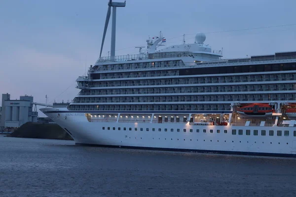 Ijmuiden April 2022 Viking Jupiter Geëxploiteerd Door Viking Cruises Noordzeekanaal — Stockfoto