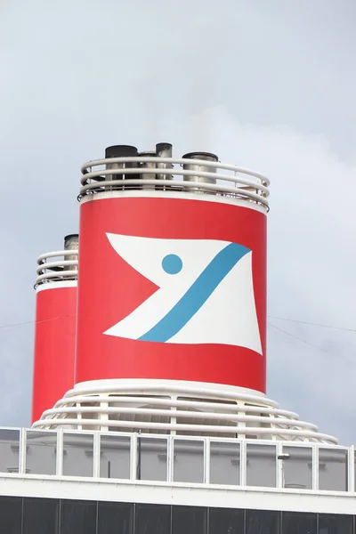 Ijmuiden Países Bajos Abril 2022 Crucero Bolette Operado Por Fred — Foto de Stock