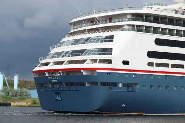 Ijmuiden Holandia Kwietnia 2022 Bolette Statek Wycieczkowy Obsługiwany Przez Linie — Zdjęcie stockowe