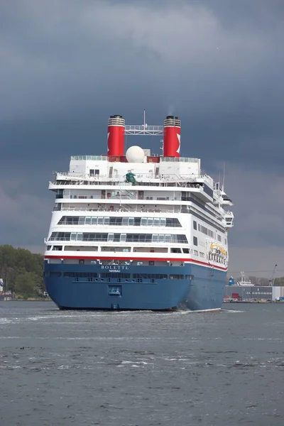 Ijmuiden Nederländerna April 2022 Bolette Kryssningsfartyg Drivs Fred Olsen Cruise — Stockfoto