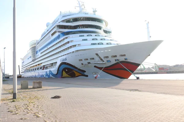 Ijmuiden Paesi Bassi Maggio 2022 Aida Sol Ormeggiata Felison Cruise — Foto Stock