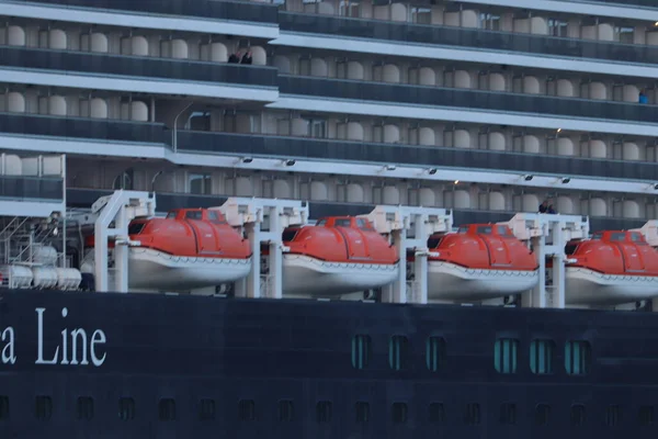 Ijmuiden Hollandia 2022 Május Holland America Line Által Üzemeltetett Birtokolt — Stock Fotó