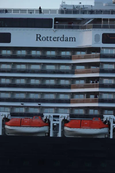 Ijmuiden Hollandia 2022 Május Holland America Line Által Üzemeltetett Birtokolt — Stock Fotó