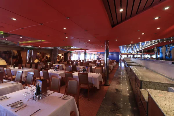 Marseille France September 25Th 2019 Costa Magica Cruise Ship Dining — Stock Photo, Image