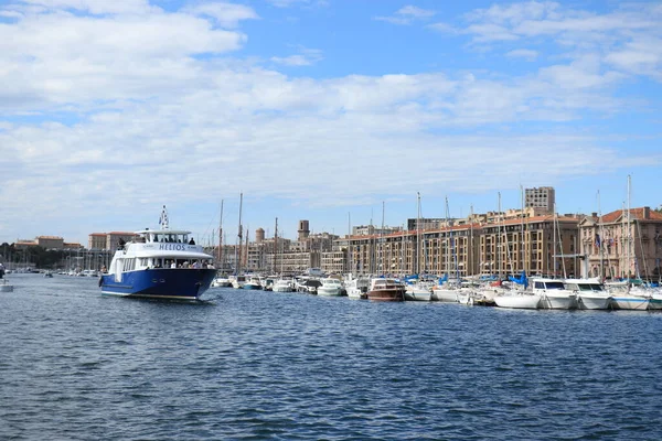 Marseille France September 25Th 2019 Old Port City Center Luxurious — Photo
