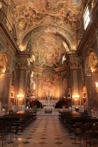 Savona Italia Septiembre 2019 Chiesa Sant Andrea Iglesia Católica Centro — Foto de Stock