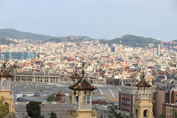 Barcelona Spain Sseptember 28Th 2019 View Barcelona Plaza Espana Seen — стоковое фото