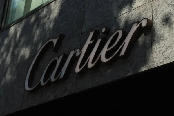 Barcelona España Septiembre 2019 Cartier Store Passeig Gracia Barcelona Gran — Foto de Stock