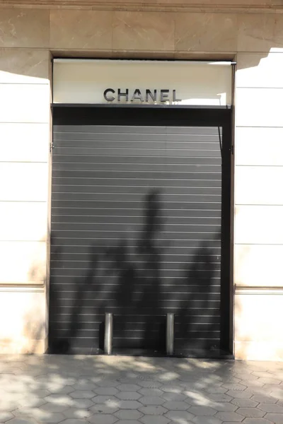 Barcellona Spagna Settembre 2019 Chanel Store Passeig Gracia Importante Viale — Foto Stock