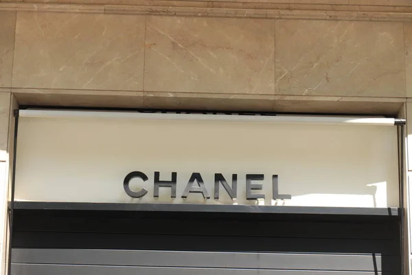 Barcellona Spagna Settembre 2019 Chanel Store Passeig Gracia Grande Marchio — Foto Stock