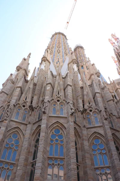 Barcelona Hiszpania Września 2019 Sagrada Familia Zaprojektowany Przez Antoniego Gaudiego — Zdjęcie stockowe