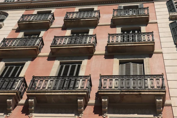 Barcelona Spain September 29Th 2019 Facades Passeig Gracia Major Avenue — Stock Photo, Image