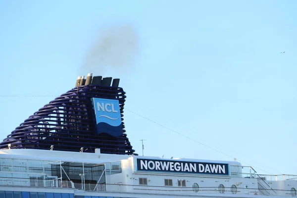 Ijmuiden Países Baixos Maio 2022 Norwegian Dawn Detida Operada Pela — Fotografia de Stock