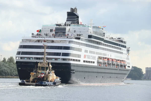 Ijmuiden Holanda Maio 2022 Vasco Gama Cruise Ship Propriedade Mystic — Fotografia de Stock