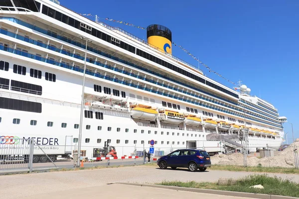 Ijmuiden Netherlands June 12Th 2022 Costa Fortuna Owned Operated Costa — Stock Photo, Image