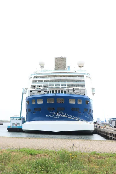 Ijmuiden Juli 2021 Marella Discovery Bij Terminal Aan Het Einde — Stockfoto