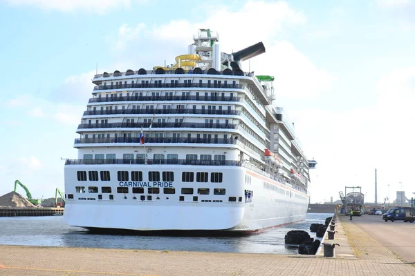 Ijmuiden Holanda Junho 2022 Carnaval Pride Atracar Felison Terminal Ijmuiden — Fotografia de Stock