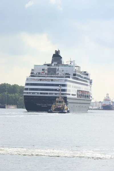 Ijmuiden Niederlande Mai 2022 Kreuzfahrtschiff Vasco Gama Besitz Von Mystic — Stockfoto