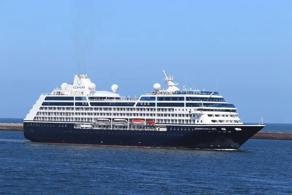 Ijmuiden Nederländerna Juni 2022 Azamara Pursuit Ägs Sycamore Partners Drivs — Stockfoto