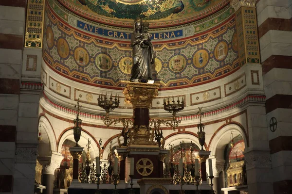 Marsella Francia Septiembre 2019 Catedral Notre Dame Garde Marsella Francia — Foto de Stock