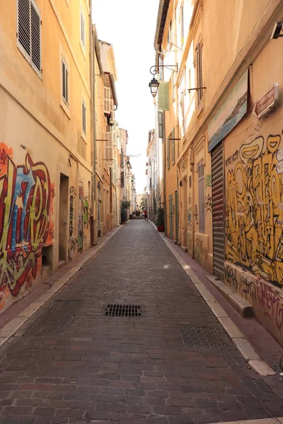 Марсель Франція September 25Th 2019 Street Marseille Quartier Panier Художня — стокове фото