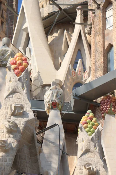 Barcelona Spain September 28Th 2019 Sagrada Familia Designed Antoni Gaudi — Stock Photo, Image