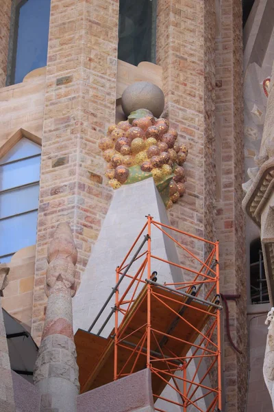 Barcellona Spagna Settembre 2019 Sagrada Familia Progettato Antoni Gaudi Costruzione — Foto Stock