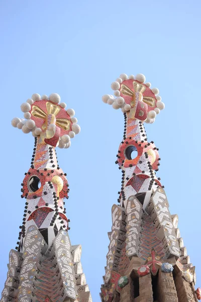 Barcelona España Septiembre 2019 Sagrada Familia Diseñado Por Antoni Gaudí —  Fotos de Stock