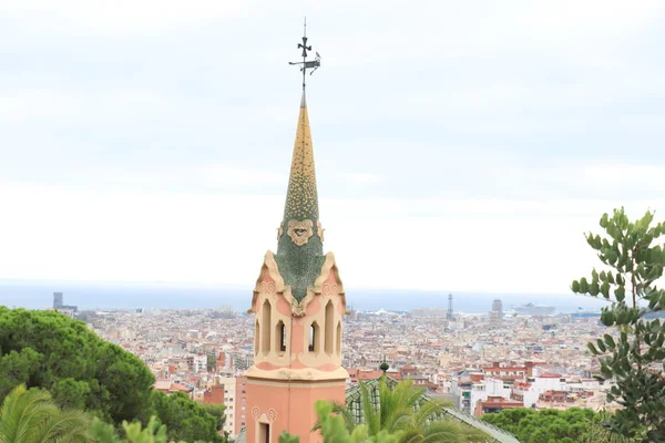 Barcelona Spain Sseptember 28Th 2019 Gaudi House Museum Parc Guell — стоковое фото