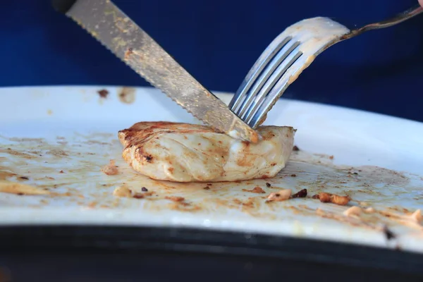 Carne Num Prato Dutch Gourmetten Gourmetten Uma Refeição Natal Tradicional — Fotografia de Stock