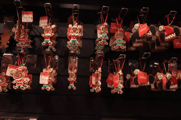 Santpoort Noord Netherlands December 18Th 2021 Disney Christmas Ornaments Display — Stock Photo, Image