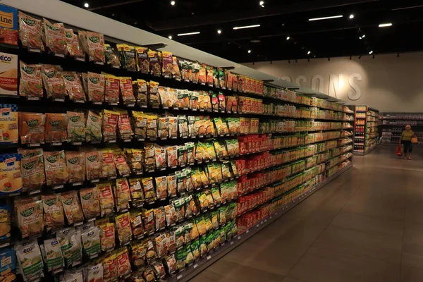 2019 Moulins France September 2022 Instant Soup Aisle Ina Supermarket — 스톡 사진