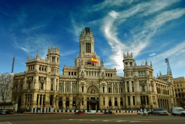Madrid'da plaza de cibeles