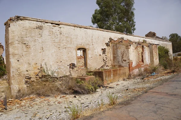 Гірнича зона Ла Зара, сліди історичної гірничодобувної промисловості — стокове фото