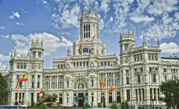 Madrid'da plaza de cibeles