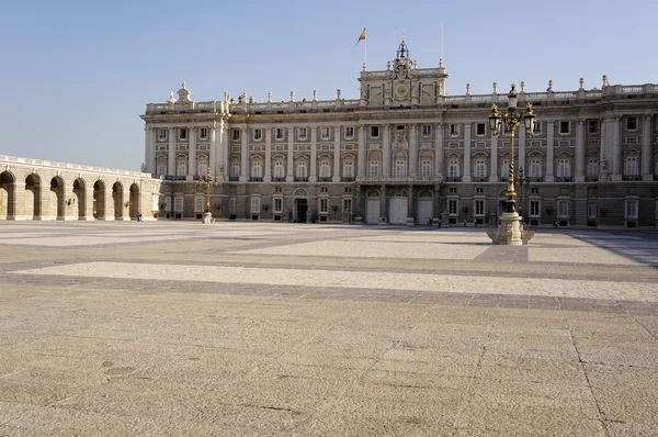 Der spanische Königspalast — Stockfoto